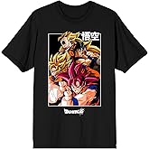 Dragon Ball Goku Super Saiyan Character Men's Black T-Shirt