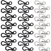 36 PCS Mini Carabiners for Climbing, ECANGO Small Durable Metal Spring Backpack Clasps for Paracord Camping EDC Keychain Clips Spring Snap Hook Tactical Survival Gear (3 Colors)