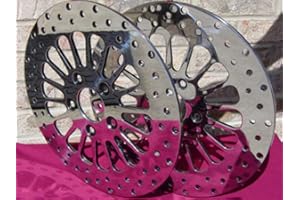 KCINT SPOKE FRONT BRAKE ROTOR PAIR PARTS FOR HARLEY BAGGER TOURING
