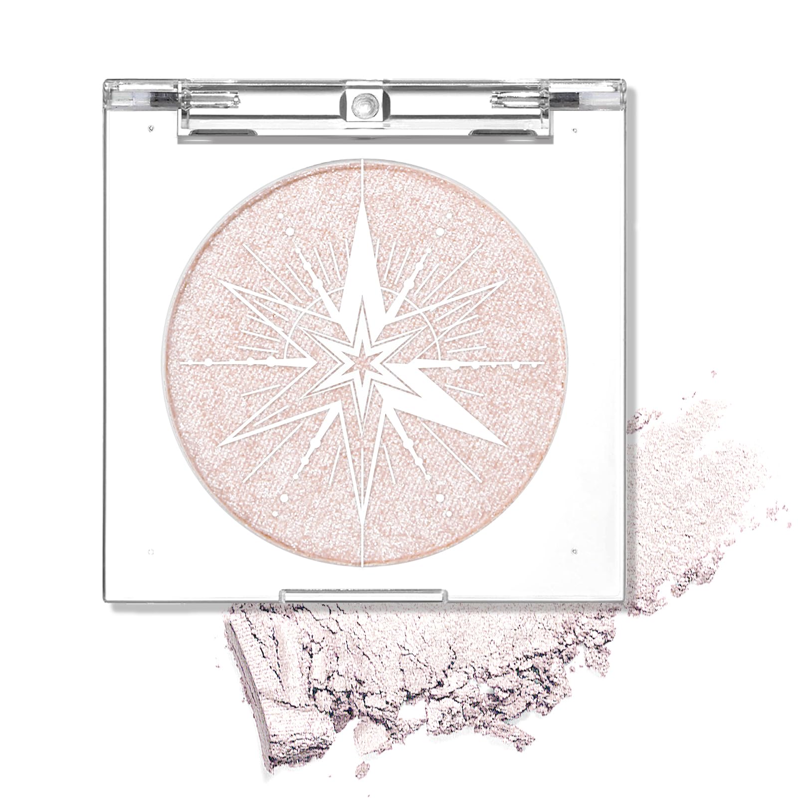 Erinde Shimmer Glitter Eyeshadow Palette, Korean Eye Glitter, Ultra-Blendable, Single Shade Metallic Pigmented Color — image 1