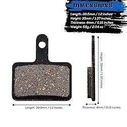 4 Pairs Brake Pads for TRP Tektro Shimano Deore