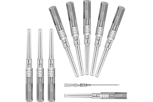 Catheter Piercing - Autdor 10Pcs IV Catheter 16 Gauge Ear Nose Piercing Stainless Steel Hollow for Ear Nose Lip Tongue Belly Cartilage Piercing Kit