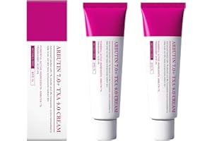 Arbutin 7% + Tranexamic Acid 4% Cream, Dark Spot Corrector for Face with Niacinamide & Centella, Brightening Treatment for Un