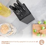 MasterChef 5 Piece Knife Set with Block, Stainless Steel Blades view 4