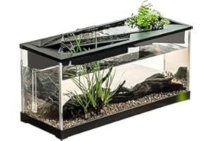 Small Fish Tank, Clear Acrylic Aquarium with Filter, with Filtration Oxygenation, Desk Rectangular Aquarium Tank, for Tableto