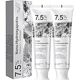2pcs 7.5% Hydroxyapatite Toothpaste for Advanced Enamel Protection, Gentle and Effective Formula, Fresh Breath, Deep Cleaning Care Toothpaste, Suitable for Sensitive Teeth