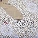 Smiry 1Pc Off-White Fabric Flower Venise Lace Trim Collar Lace Applique Patches Neckline Sewing DIY
