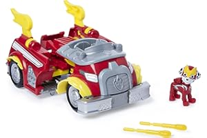 Paw Patrol, Mighty Pups Super Paws Marshall’s Powered Up Fire Truck Transforming Vehicle