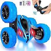 FREE TO FLY Remote Control Car Boys Toys: 360 Flip Rc Cars 2.4Ghz Double-Sided Rotating Stunt Car 6 7 8 9 10 11 12 Year Old Kids Girls Outdoor Indoor