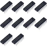 Bridgold 10pcs CD4069BE CMOS Unbuffered Hex Inverter Circuits IC,DIP-14. | CD4069 CD4069U CD4069UB CD4069L