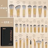 Maange Makeup Brush Set 25Pcs Premium Synthetic Travel Gift Box view 2