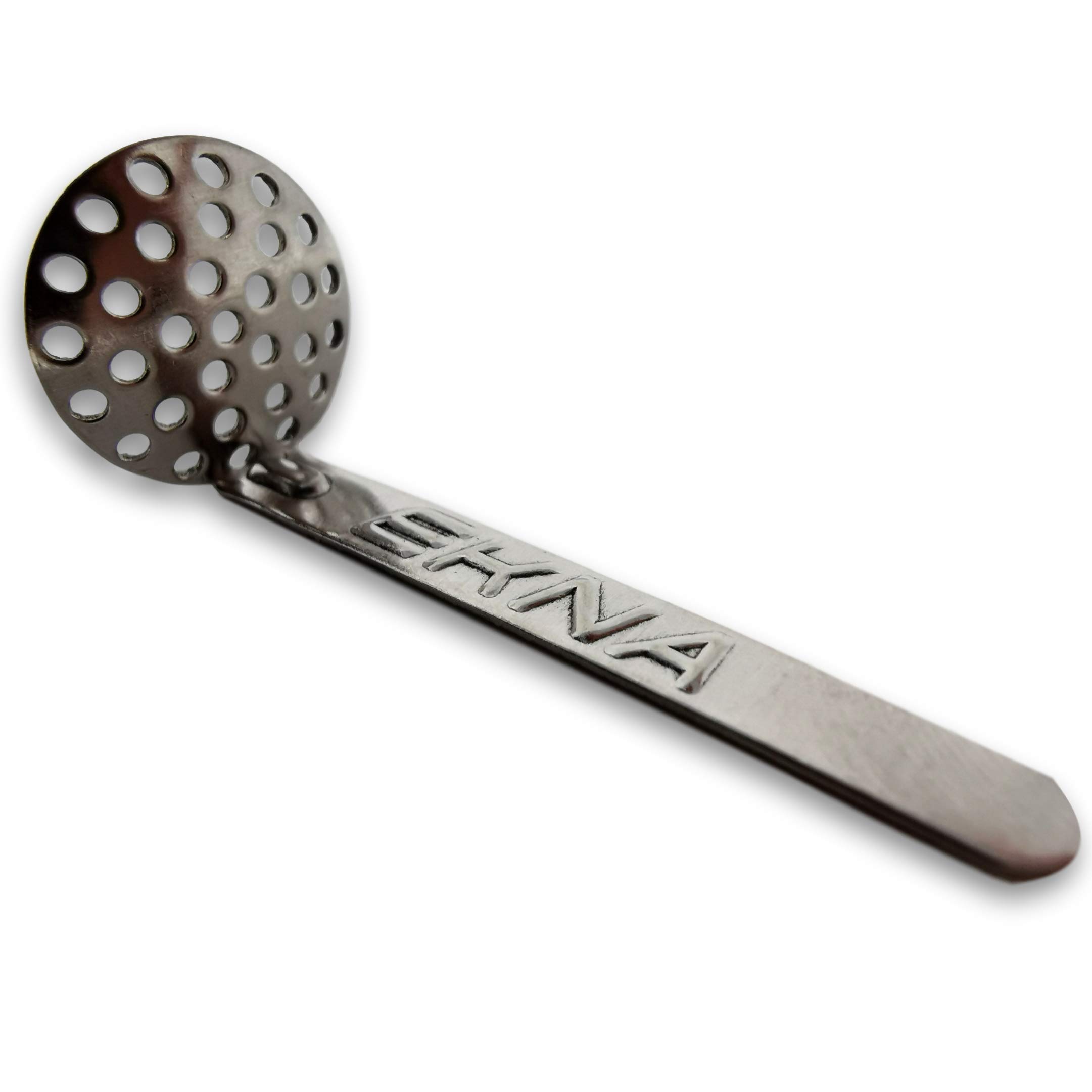 EKNA Steel Hanging Sieves 18 mm for Tobacco Pipes, Hookahs, Pack of 10 Steel Hanging Sieves + Sticker (10 x 18 mm)