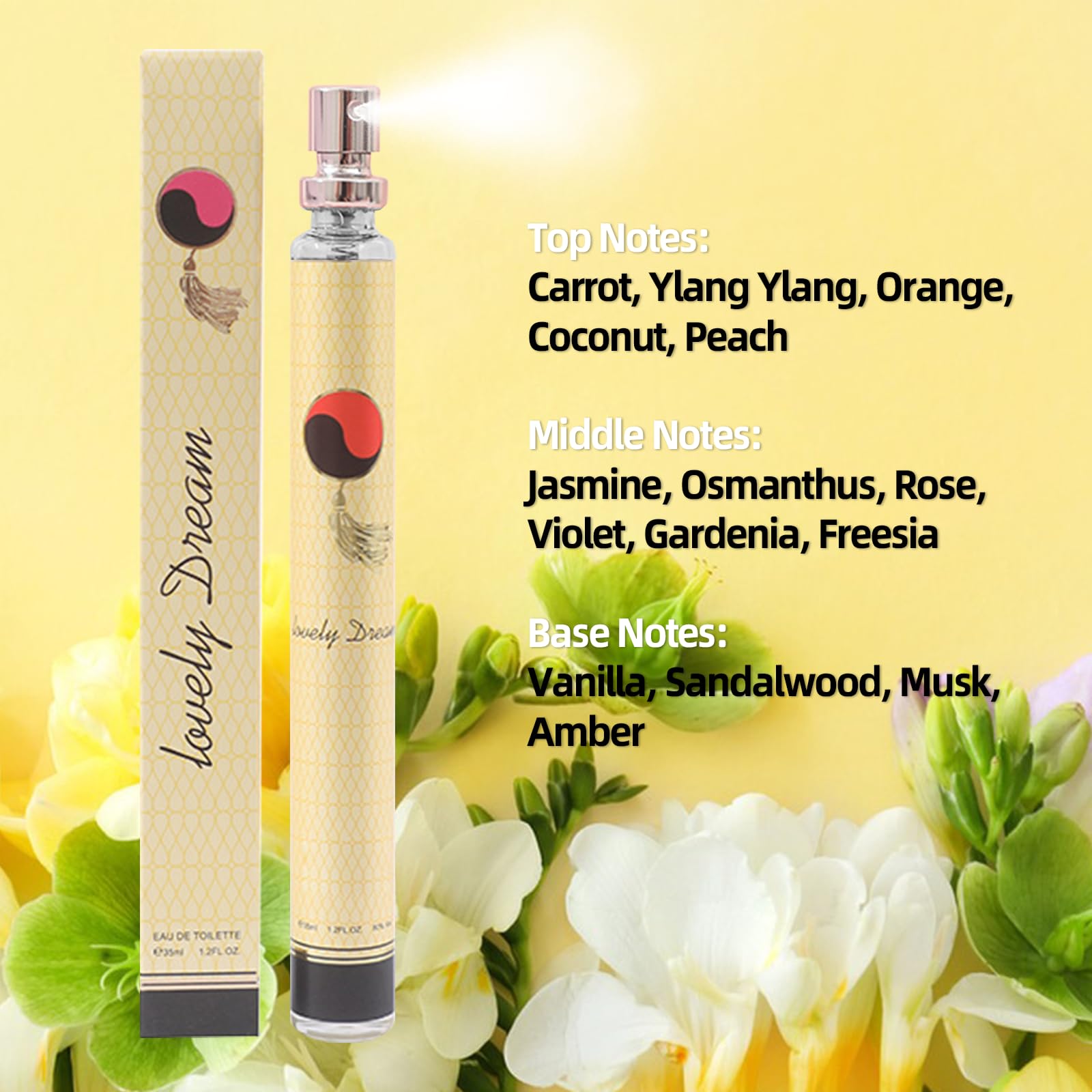 4 Pack Perfumes for Women (4x35ml),Stocking Stuffers,Christmas Gifts for Women,Teengirls,Travel Size Perfume Gifts,Natural Fruity Floral Fragrances Eau de Toilette Long Lasting Cologne Perfumes Spray