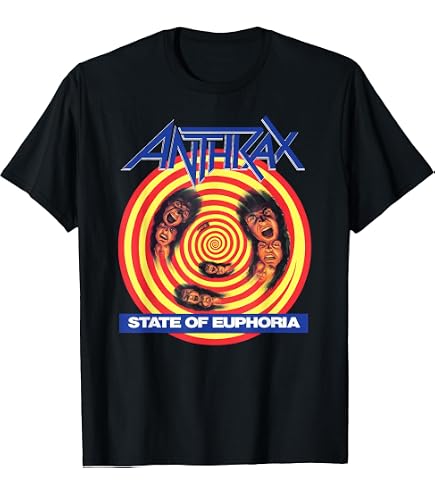 Amazon.com: Anthrax Persistence of Time 30th Anniversary T-Shirt