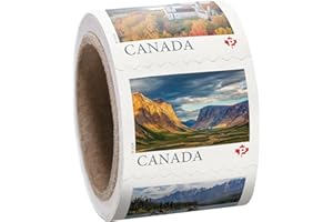 100Pcs Coil Roll Canada Post-age Stamp Permanent From Far and Wide (P) 2024