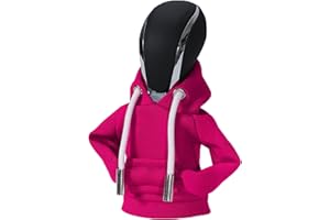 QTZFKFLHD Gear Shift Hoodie, Funny Gear Shift Knob, Universal Car Shift Knob Hoodie, Mini Hoodie for Car Shifter, Automotive Interior Novelty Accessories Decorations, Car Accessories and Decorations