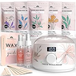 Tress Wellness Waxing Kit for Brazilian Wax - Easy