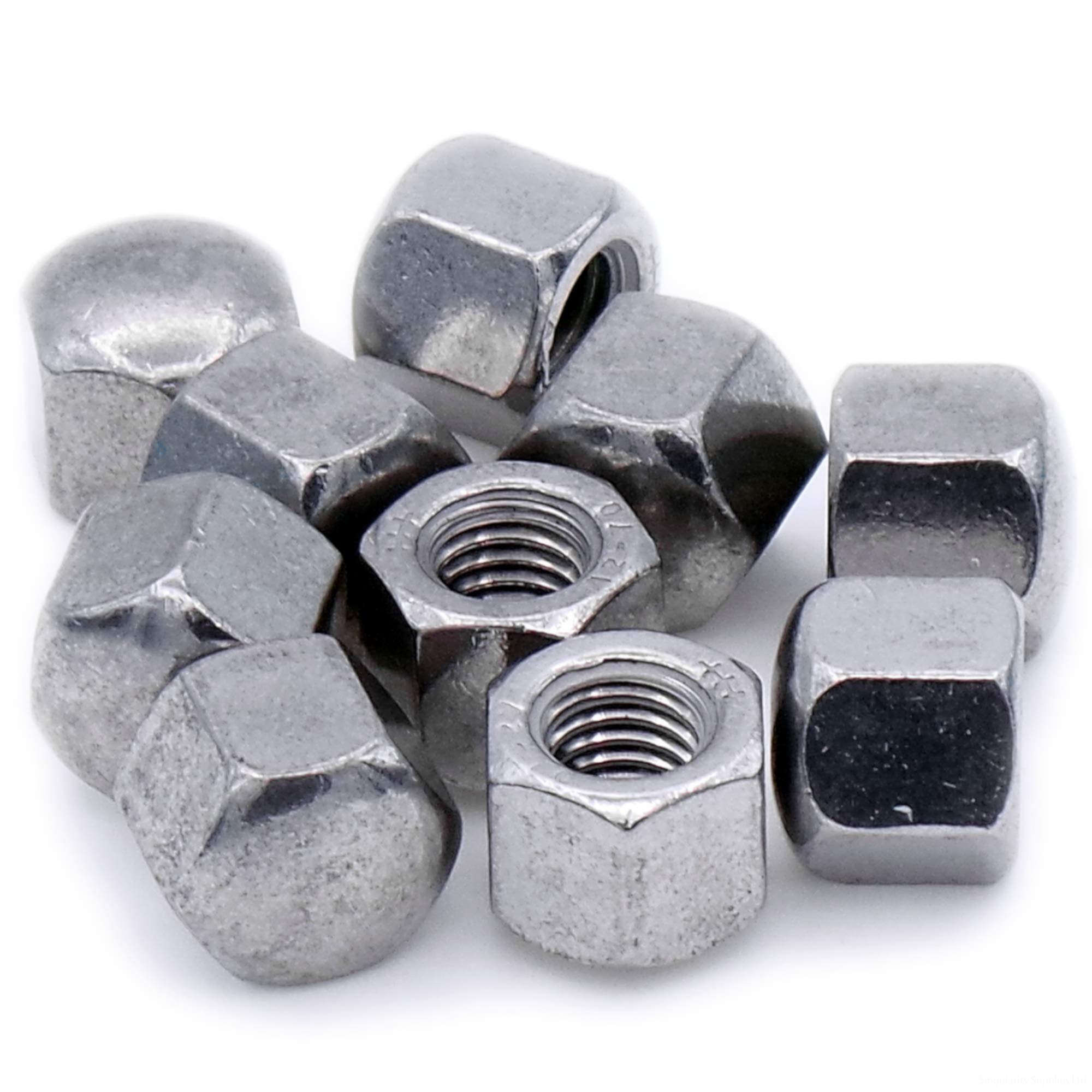 M4 (4mm) Hex Cap Nut - Stainless Steel (A2) (Pack of 10)