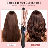 JAETON 32mm Curling Wand Large Barrel PTC Ceramic Dual Voltage Temperature view 2