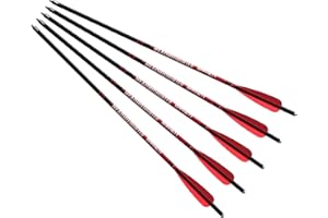 Barnett Outdoors Carbon Crossbow Arrows with Field Points (5 Pack)