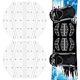 Mellbree Snowboard Stomp Pad, Pro-Grade TPU 3D Anti-Slip Grip for Ultimate Control Cold-Resistant Adhesive Clear Design Keeps Board Graphics Visible Enhanced Traction for Confident Snowboarding