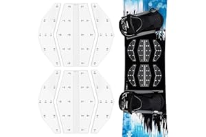 Mellbree Snowboard Stomp Pad, Pro-Grade TPU 3D Anti-Slip Grip for Ultimate Control Cold-Resistant Adhesive Clear Design Keeps Board Graphics Visible Enhanced Traction for Confident Snowboarding