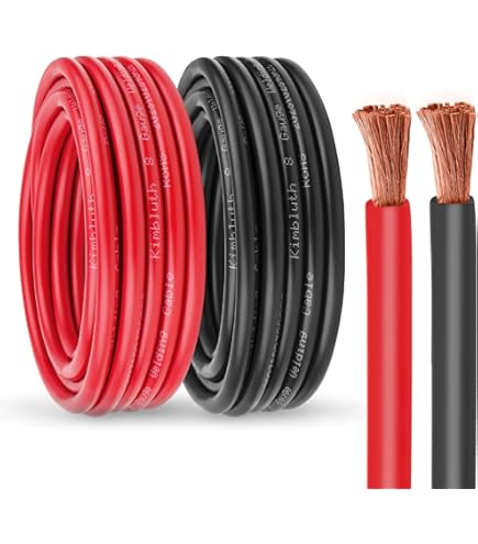 6 Awg Lugs 20) Lot 2/0 Ring 3/8" Hole Terminal BATTERY Lug Bare Copper Un Copper Battery Terminal