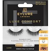Eylure Faux Mink Luxe Comfort False Eyelashes, Magnificent - 1 Pair
