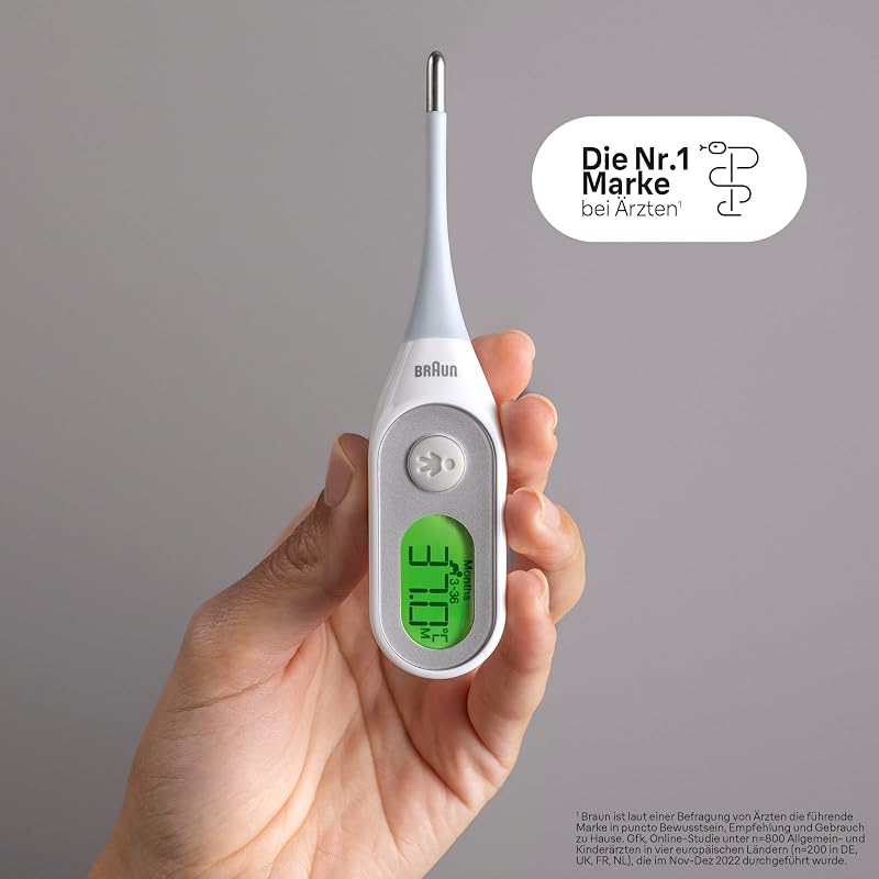Age Precision Digitalthermometer | Digitaler Stick für versch. Stellen | Oral, rektal oder unter der Achselhöhle | Geeignet für Babys und Kinder | Die #1 Marke bei Ärzten(1) | PRT2000