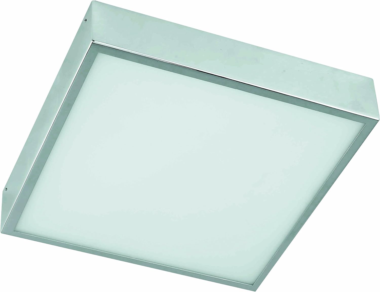 Massive Square Bathroom Ceiling Light Chrome IP44 1/3/713 Amazon.co.uk