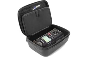 CASEMATIX Travel Case Compatible with Tascam DR-40X Handheld Recorder, DR-05X Stereo Recorders, or DR-07X Portable Digital Au