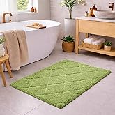 C23 Sage Green Bathroom Mat 2200 GSM 20"x32"|100% Tufted Cotton|Thick & Plush Bath Mat|Luxury Heavyweight Ultra-Absorbent, Quick Dry, Non-Slip Natural Latex Back, Machine Washable, 1 Pack