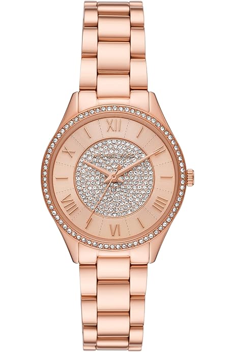 Amazon.com: Michael Kors Parker Three-Hand Gold-Tone Stainless 