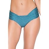 Luli Fama Womens Havana Nights Scrunch Full Ruched Back Bikini BottomBikini Bottoms