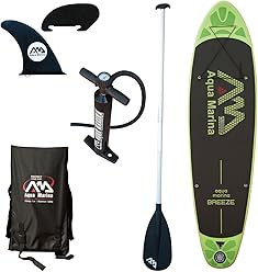 Aqua Marina Breeze 9 Stand Up Paddle Board Inflatable SUP, Green
