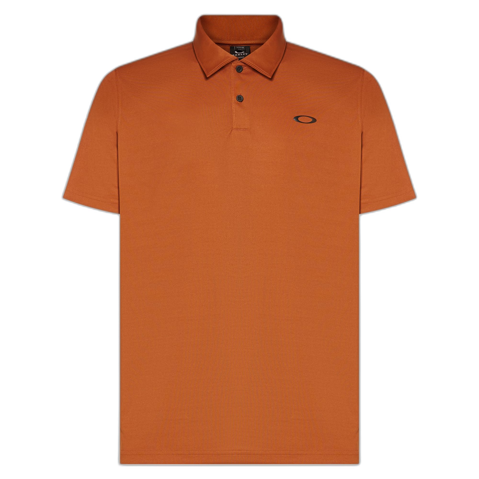 Oakley Mens Icon Thermonuclear Protect Recycled Polo Shirt, Auburn, Medium