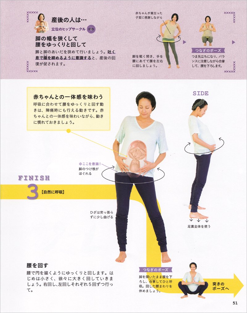 Dvd付 マタニティから産後まで使える おうちヨガプログラム 高橋書店 ヨガの本シリーズ Amazon Com Books