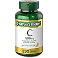 Vitamin C by Nature’s Bounty for Immune Support. Vitamin C is a Leading Immune Support Vitamin, 500mg, 250 Tablets