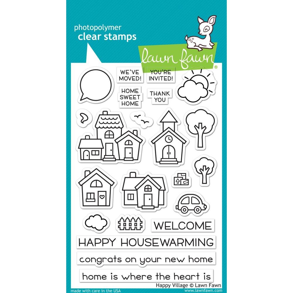 Lawn Fawn Happy Village Clear Stamps