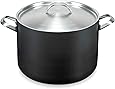 GreenPan Paris 8 Quart Non-Stick Dishwasher Safe Ceramic Covered Stockpot, Gray -