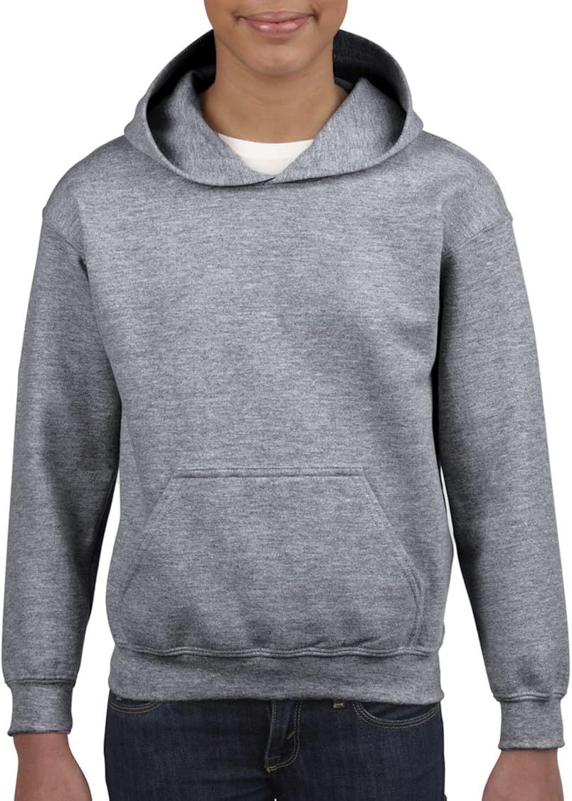 gildan graphite heather hoodie