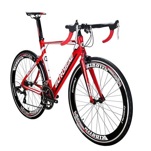 EUROBIKE Adult Road Bike, Light Weight Aluminum Bike Frame
