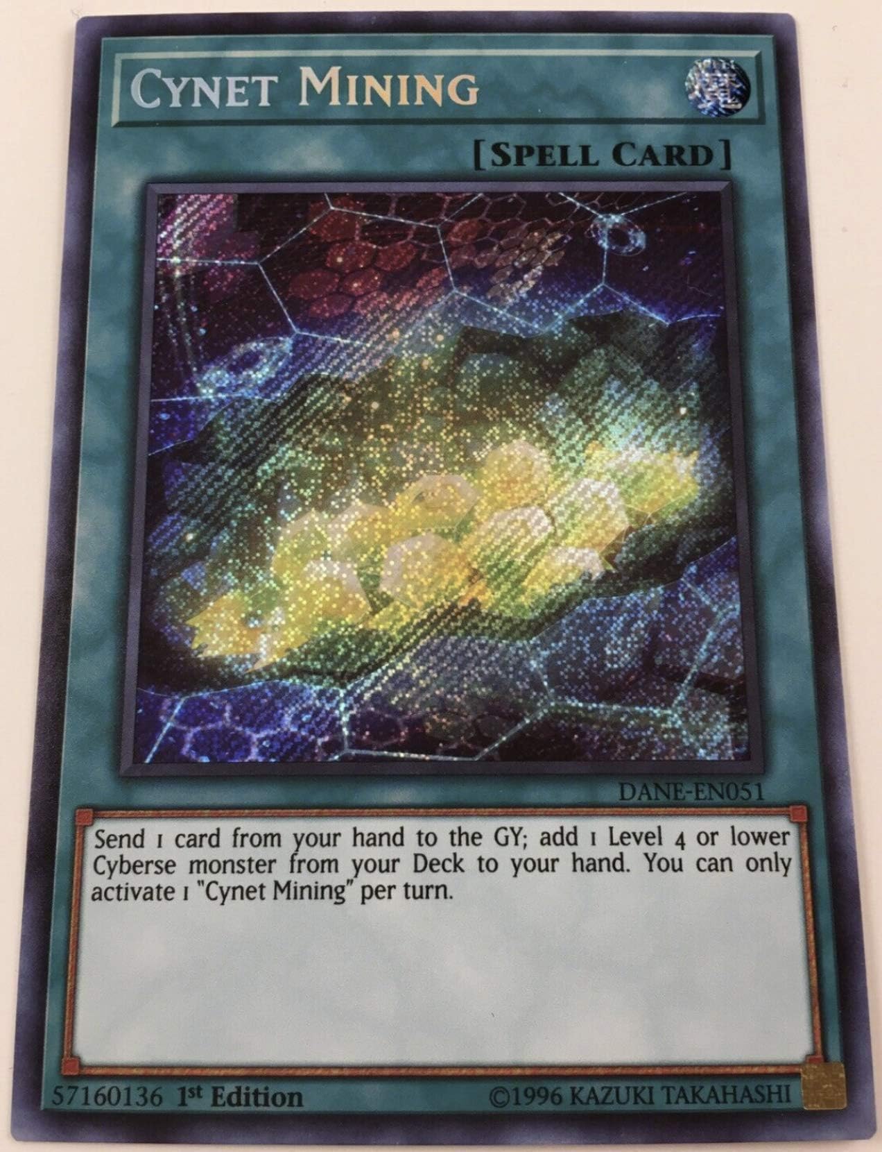 Yu-Gi-Oh! - CYNET Mining - DANE-EN051 - Secret Rare - 1st Edition - NM/M