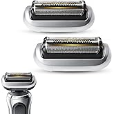 JEVONG 74S S7 Replacement Head for S7 Shavers, Stainless Steel Blades & Precision Foil, Smooth Shave No Pulling (Pack of 2).