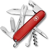 Victorinox Companion Swiss Army Knife, 16-Function Pocket Knife, Red | Medium 3.6 inch multi-tool includes a box opener, scissors, and pressurized ballpoint pen for daily tasks and utility