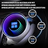 Thermalright Frozen Notte 360 WHITE ARGB CPU Cooler 3x120mm PWM Fan LGA 1700 AM4 view 4