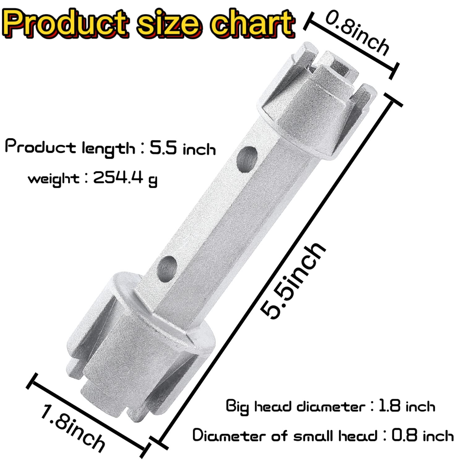 Mua JTWKING Tub Drain Remover & Basin Wrench, Dual Ended Ratchet Wrench