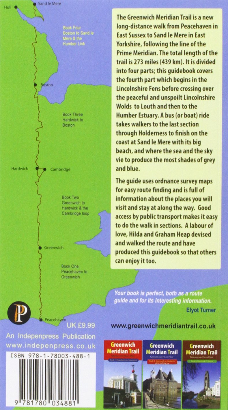 Greenwich Meridian Trail Map Greenwich Meridian Trail Book Four: Book 4: Boston To Sand Le Mere And The  Humber Link (Greenwich Meridian Trail Book Four: Boston To Sand Le Mere And  The Humber Link): Amazon.co.uk: Heap,