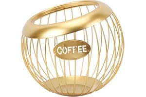 Coffee Pod Holder, Large Capacity Coffee Pod Holder Metal Wire Basket Organizer Espresso Organizer for Counter for Kitchen Of