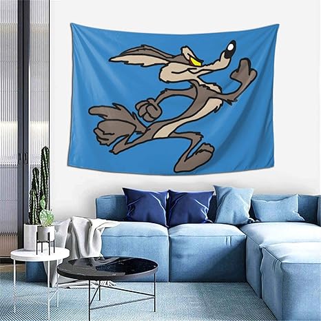 Amazon Co Jp 人気 ワイリーe コヨーテ 4 北欧ins風背景布 タペストリー 壁掛け 改造する タペストリー インテリア 配置 おしゃれ飾り 壁紙 デコレーション リビング かっこいい ベッドルーム ホーム キッチン